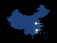地图迁徙效果 [地理坐标,路径图,散点图]