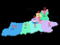 西安地图 [图形组件,地图]