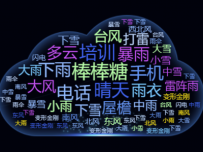 热点云词 [象形柱图]