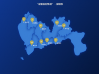 “设备实行情况” - 深圳市 [地理坐标,地图,散点图]