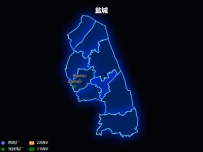 盐城 [地理坐标,散点图]