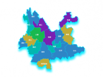 仿3D 地图 [地理坐标,地图]