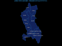 大理市（其他县级市合作QQ470797533）行政区域图 [地图]