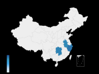 显示四个省份 [地图]