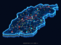 地图系列的 SVG 底图-2 [柱状图]