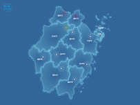 杭州地域分布情况 [地理坐标,图形组件]