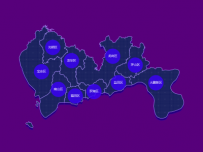 地图， [地理坐标,地图,散点图]