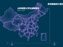 山科寒假大学生流向情况 [地理坐标,柱状图,路径图,地图,散点图,折线图]