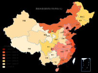 居民人均可支配收入 [地理坐标,地图]
