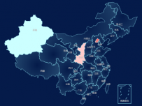 根据数据在地图中展示数据并渲染色块 [地图]