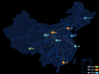 模拟飞行路线模块地图模块 [地理坐标,路径图]