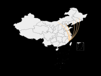 中国地图 [地理坐标,路径图]