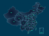 简单中国地图 [地图]