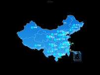 单级地图下钻 [地理坐标,地图]